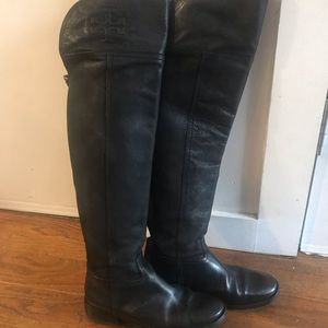 Tory Burch over the knee boots